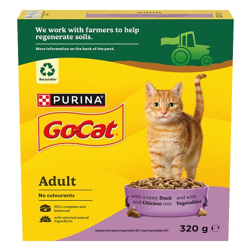 Go-Cat Chicken & Duck Mix 320g pack shot