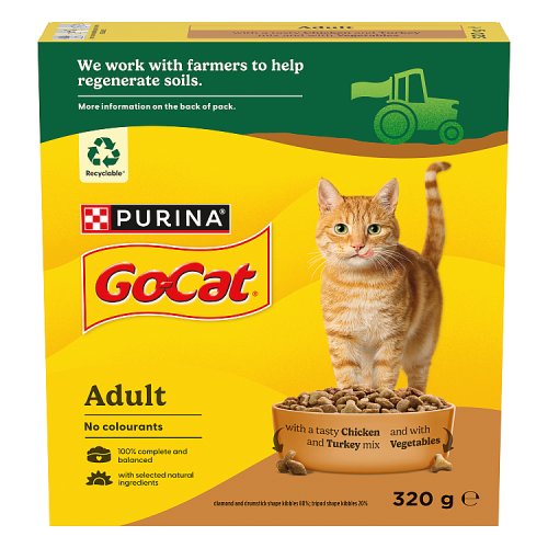 Go-Cat Turkey & Chicken & Vegetable 320g pack shot