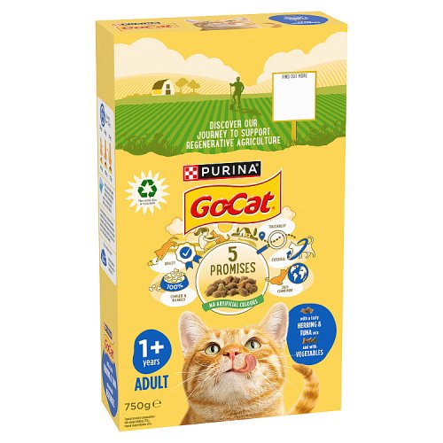 Go-Cat Herring & Tuna Mix Vegetables 750g pack shot