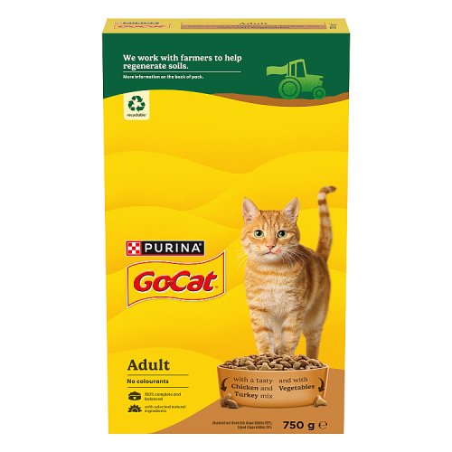 Go-Cat Turkey Chicken & Vegetable 750g pack shot
