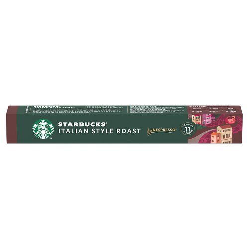Starbucks Nespresso Italian Style Roast Stick 12s 56g pack shot