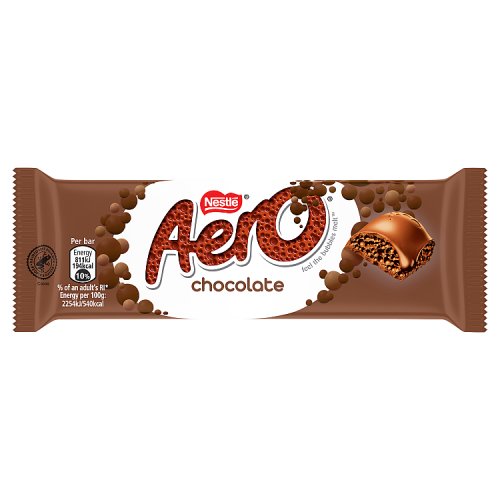 Aero Bubbly Bar Milk 36g pack shot