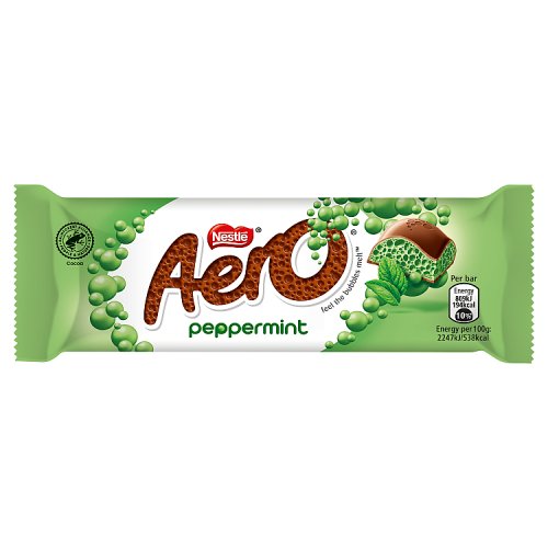 Aero Bubbly Peppermint 36g pack shot