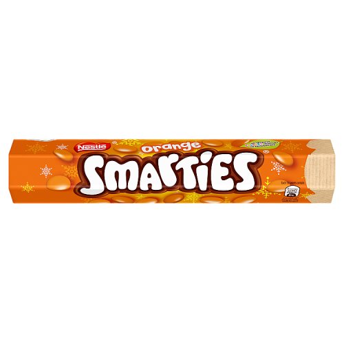 Smarties Giant Tube Orange 120g pack shot