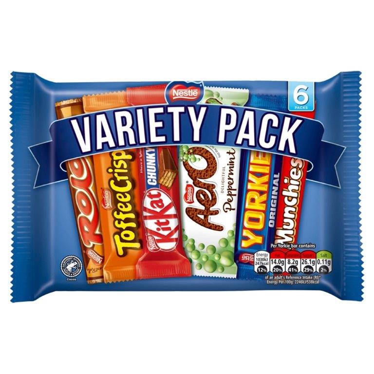 Nestle Variety Multipack 6pk 264g pack shot