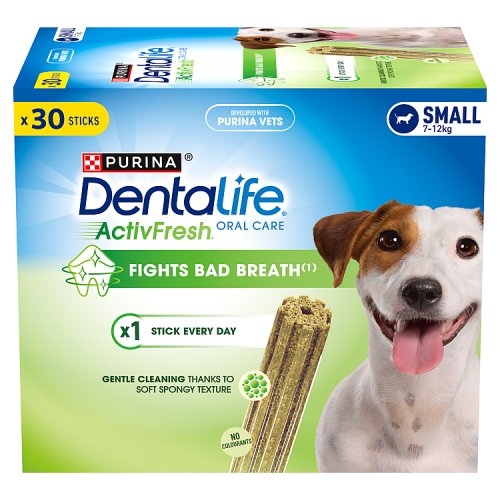 Dentalife ActivFresh Small Dental Chicken Dog Chews 30 Sticks 49g pack shot