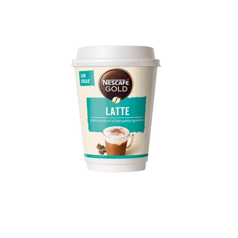 Nescafe & Go Latte Cup 12oz pack shot
