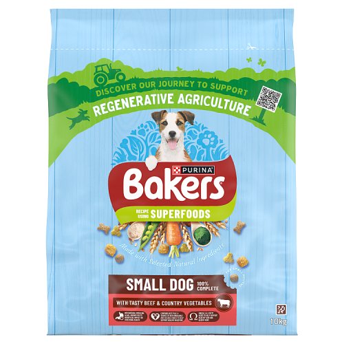 Bakers Adult Beef & Vegetables 10kg pack shot