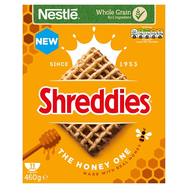 Nestle Honey Shreddies 460g pack shot