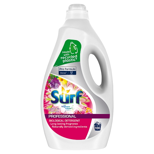 Surf Professional Lily & Ylang Ylang Laundry Liquid 100 Washes 5Ltr pack shot