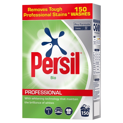 Persil Bio Laundry Powder 150 Washes 7.5kg pack shot