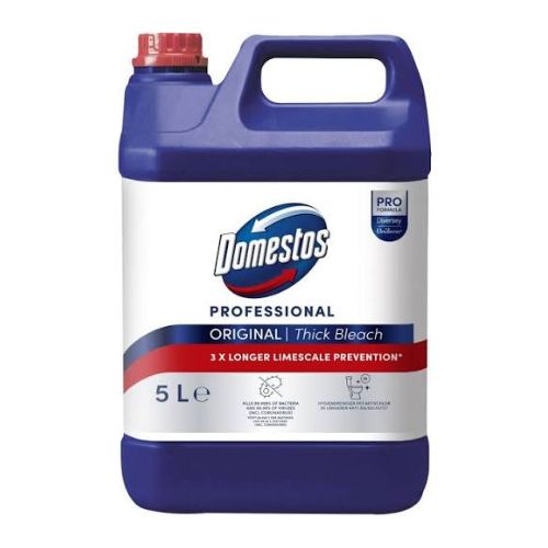 Domestos Original Thick Bleach 5Ltr pack shot