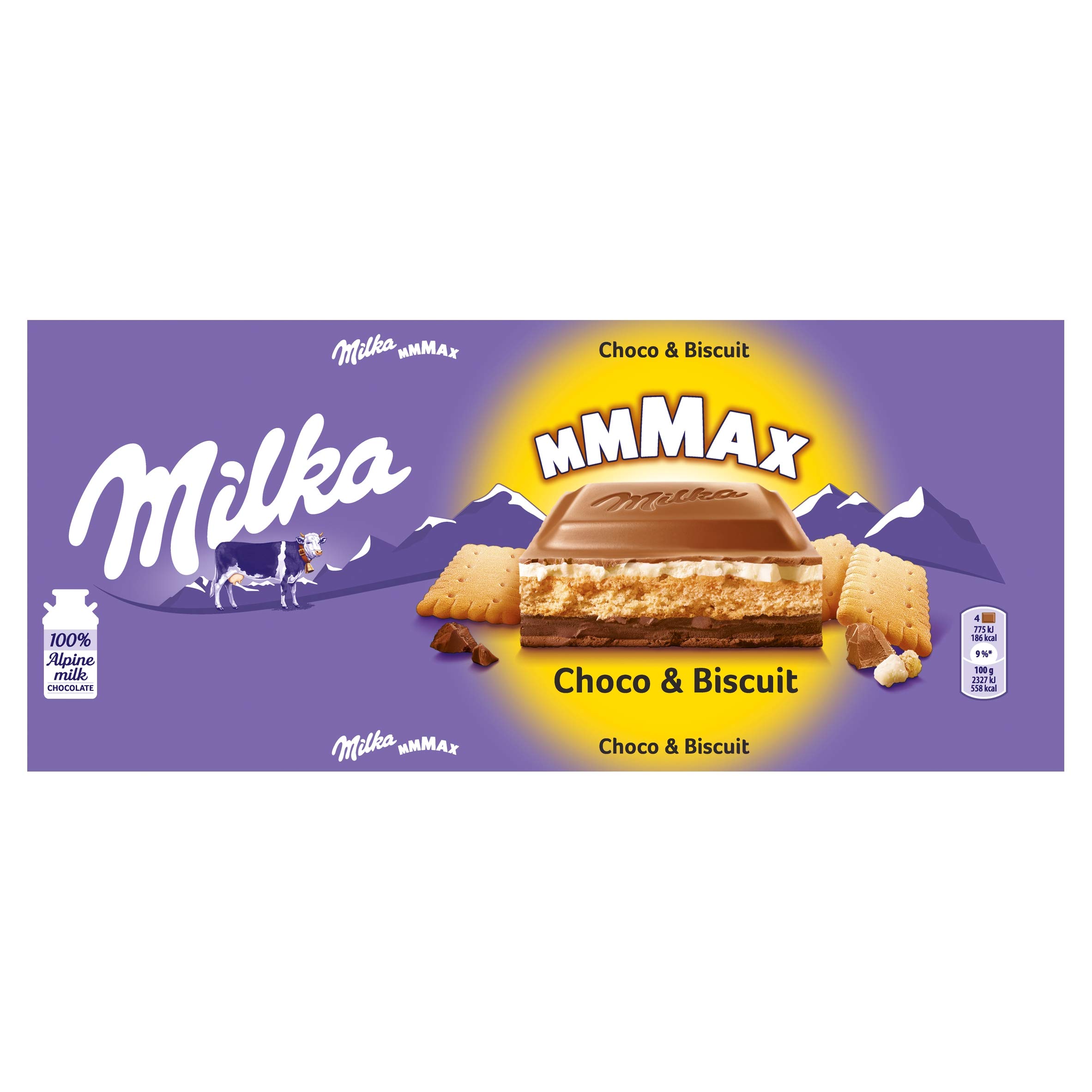 Milka Choco & Biscuit 300g pack shot