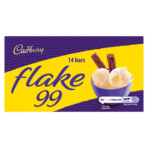Cadbury Std Flake 99 Chocolate (14 x 8.25g) 115.5g pack shot