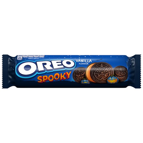 Oreo Vanilla Halloween Roll 154g pack shot