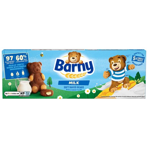 Barny Chocolate Milk 5pk (5 x 25g) pack shot