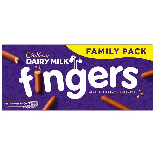 Cadbury Fingers Family Pack 189g pack shot