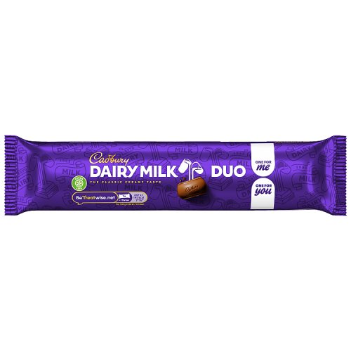 Cadbury Std Dairy Milk Duo 54.4g pack shot