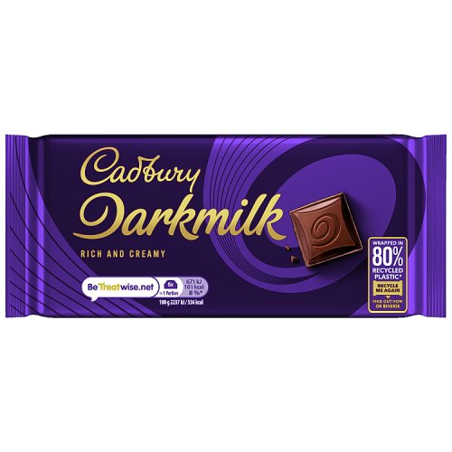 Cadbury Darkmilk 90g pack shot