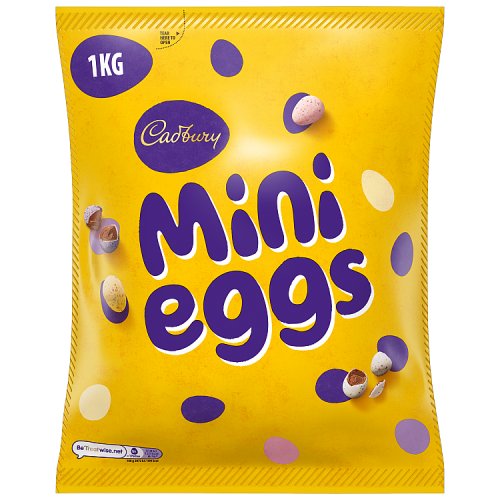 Cadbury Mini Eggs Bag 1kg pack shot