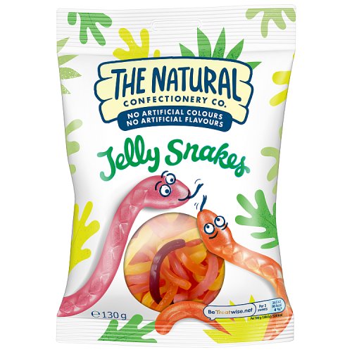 Tncc Jelly Snakes Sweets Bag 130g pack shot