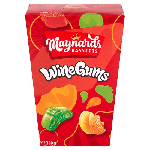 Maynards Bassetts Wine Gums Carton 350g (E) pack shot
