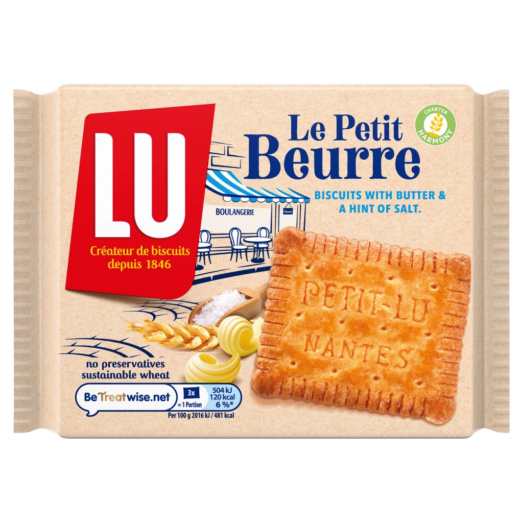 Lu Petit Beurre Salted Butter Biscuit 167g pack shot