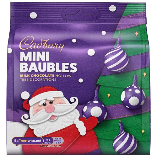 Cadbury Tree Decorations Bag 72g pack shot