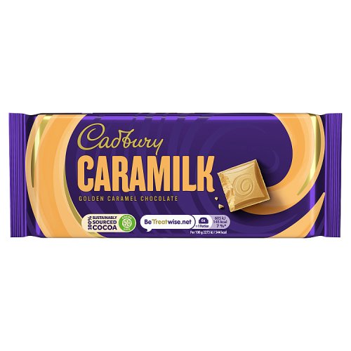 Cadbury Caramilk Block 80g pack shot