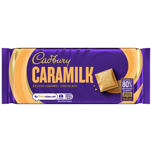 Cadbury Dairy Milk Caramilk Block 90g pack shot