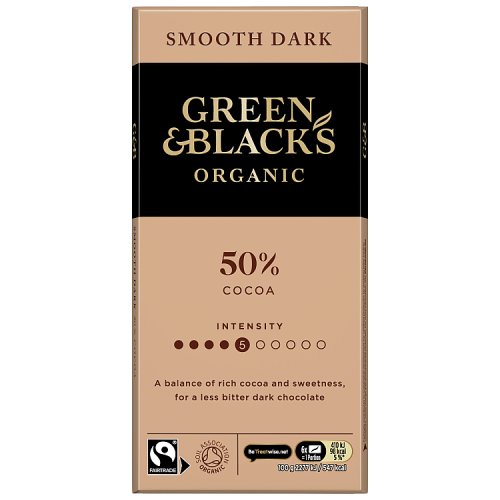 Green & Black 70% Smooth Chocolate 90g pack shot