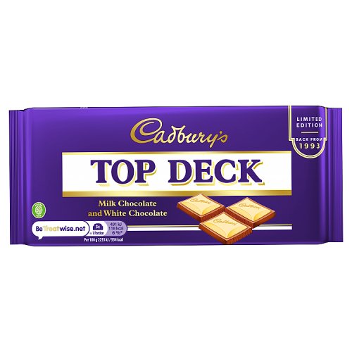 Cadbury Dairy Milk Top Deck 110g pack shot