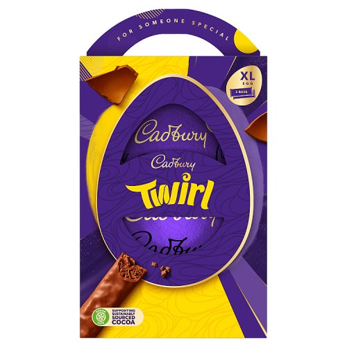 Cadbury Twirl Egg 218g pack shot