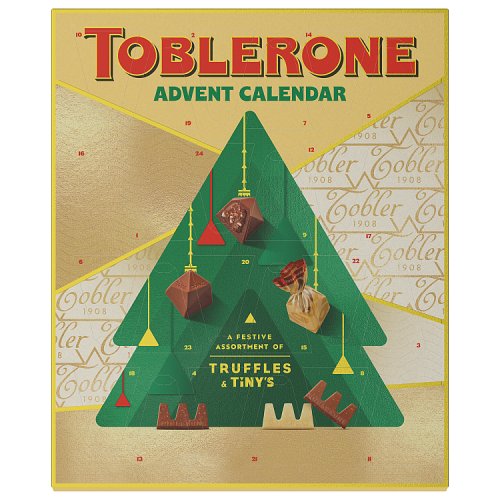 Toblerone Advent Calendar Chocolate Truffles & Tiny's 204g pack shot