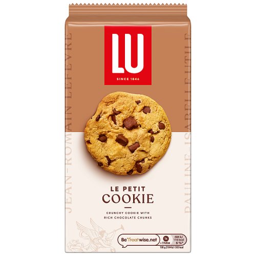 LU Le Petit Cookie & Chunky Rich Chocolate Chips 184g pack shot