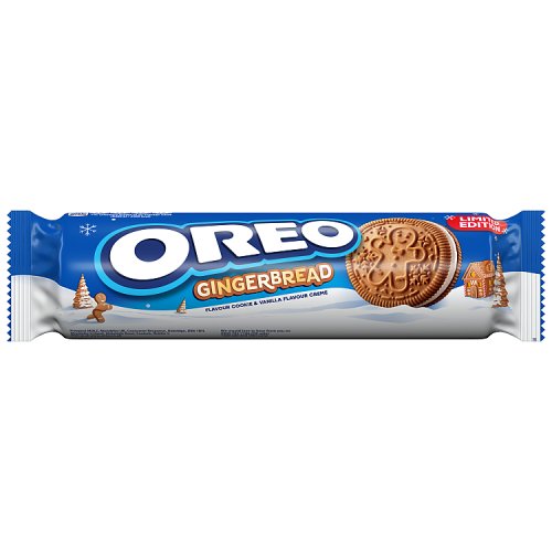 Oreo Gingerbread 154g pack shot