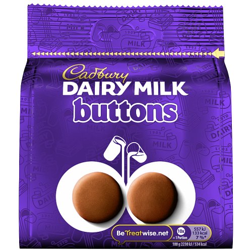 Cadbury Giant Buttons Bag 85g pack shot