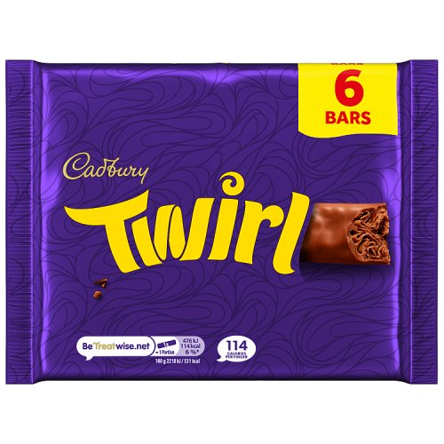 Cadbury Twirl 3pk (3 x 43g) pack shot