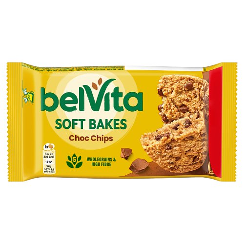 Belvita Soft Choc Chip PM 69p 50g pack shot