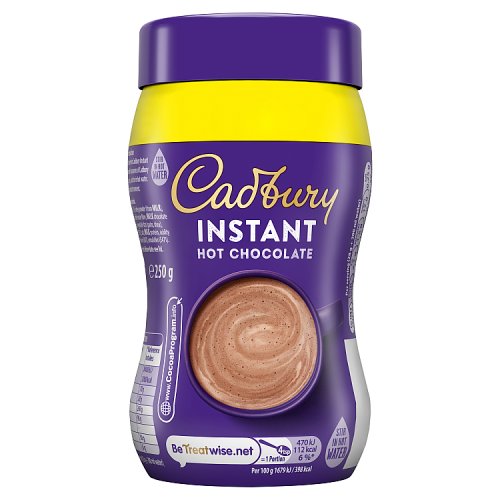 Cadbury Hot Chocolate Instant PM £3.39 250g pack shot