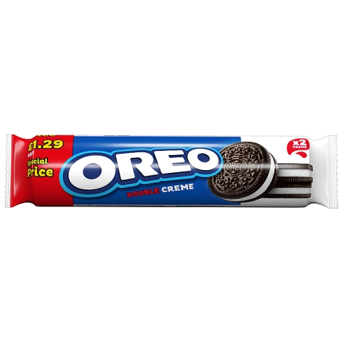 Oreo Double Cream PM £1.29 157g pack shot