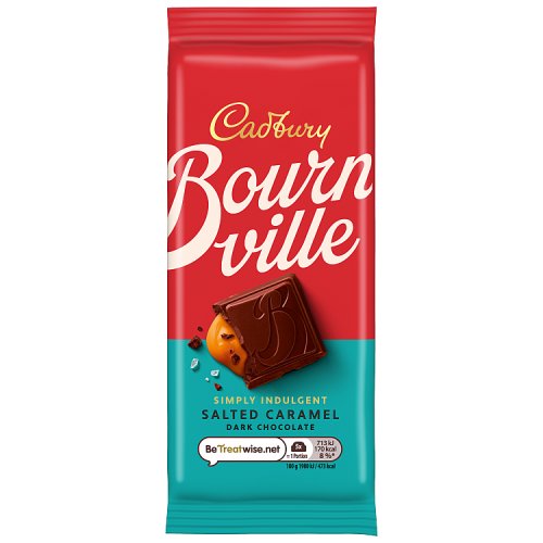 Cadbury Bournville Salted Caramel 110g pack shot