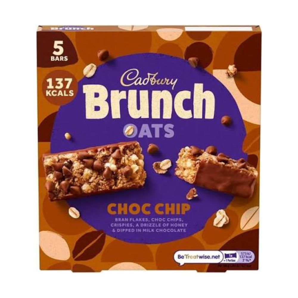Cadbury Brunch Chocolate Chip 4pk (4 x 28g) pack shot