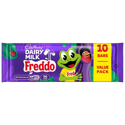 Cadbury Freddo Chocolate Bar (10 x 18g) pack shot