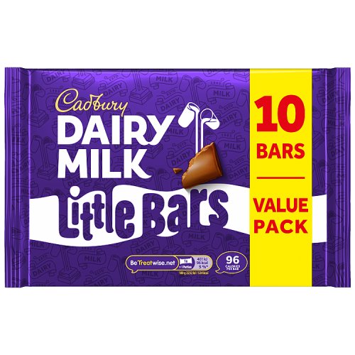 Cadbury Dairy Milk Little Bars (10 x 18g) pack shot