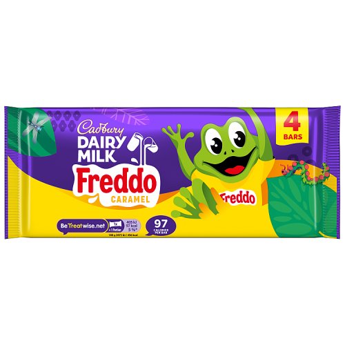 Cadbury Freddo Caramel 4pk (4 x 19.5g) pack shot