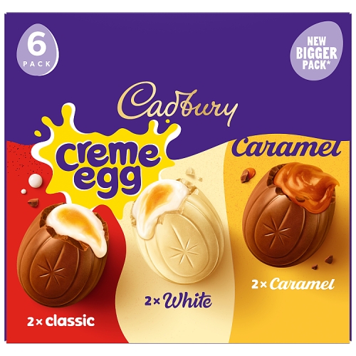 Cadbury Assorted Eggs 6pk (6 x 40g) pack shot