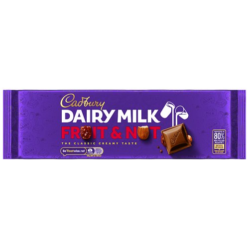 Cаdbury Dairy Milk Fruit & Nut Chocolate 280g pack shot