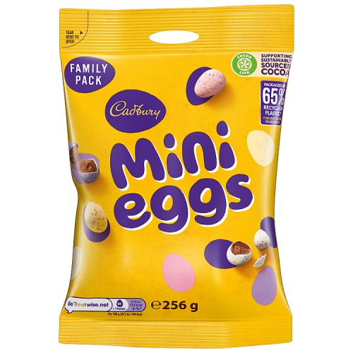 Cadbury Mini Eggs Bag 256g pack shot