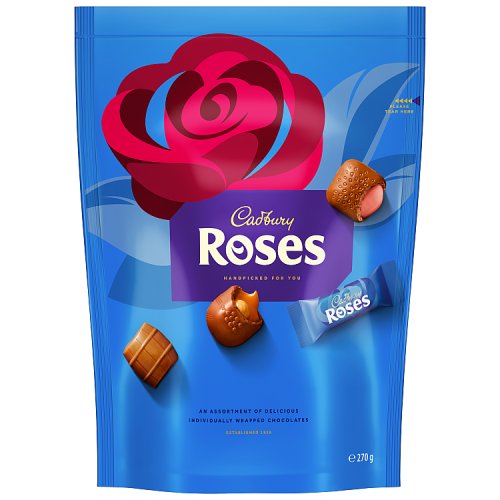 Cadbury Roses Pouch 270g pack shot